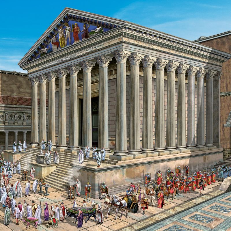Celebrations at the Temple of Mars Ultor in Augustus’ Forum