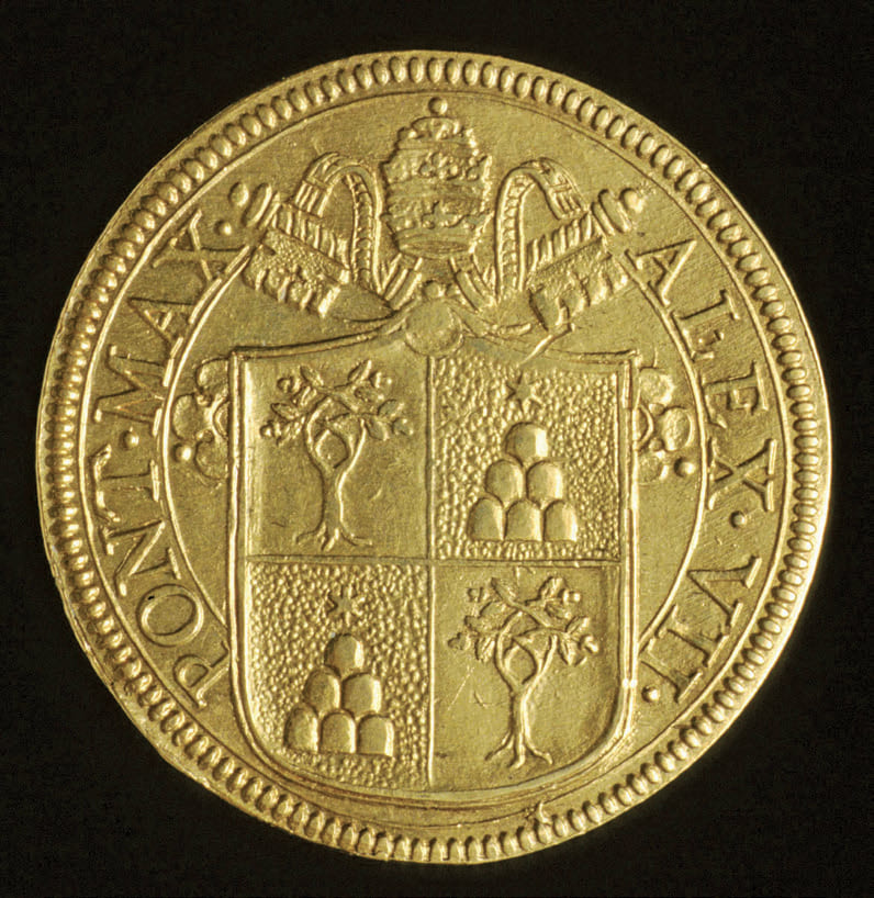 Moneta, 1656, Museo Nazionale Romano - Palazzo Massimo - Medagliere