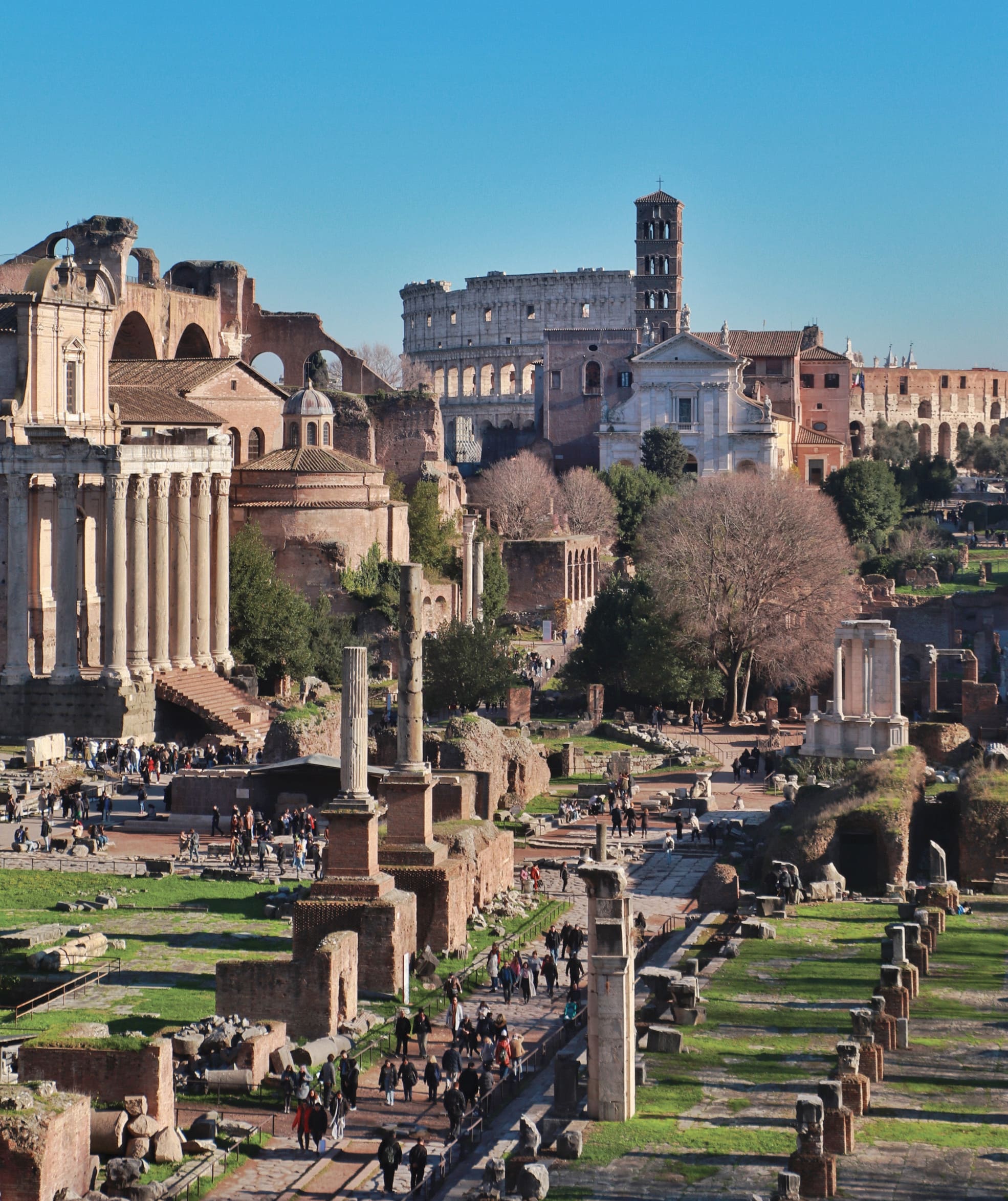 The Roman Forum from Capitoline Hill