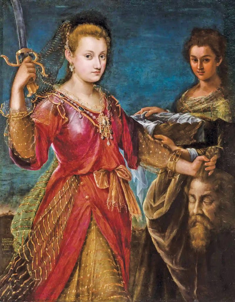 Lavinia Fontana. Giuditta con la testa di Oloferne. Bologna, Museo Davia Bergellini (Fondazione Opera Pia Da Via Bergellini)
