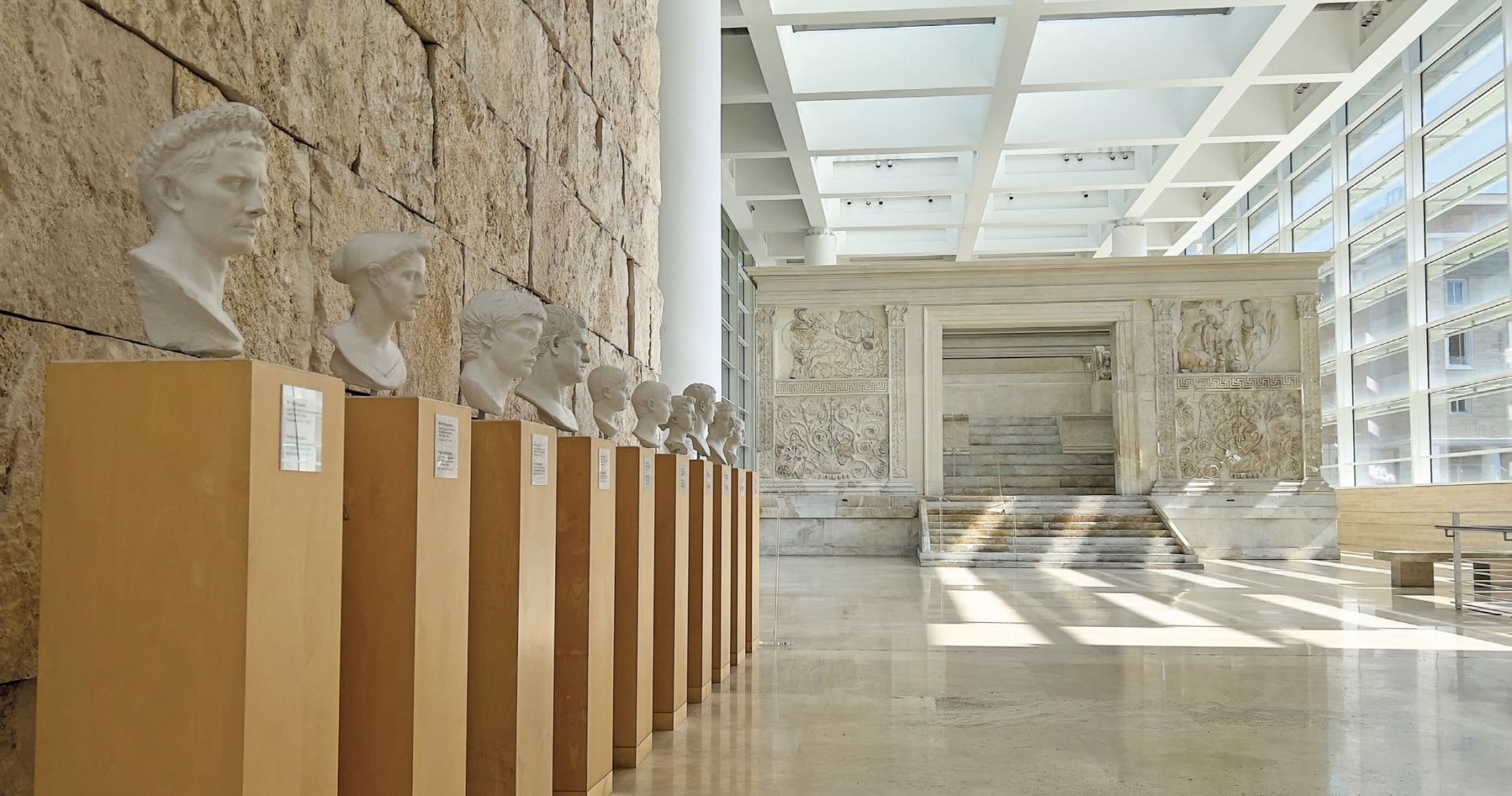 Museo dell’Ara Pacis Augustae. Galleria dei Busti