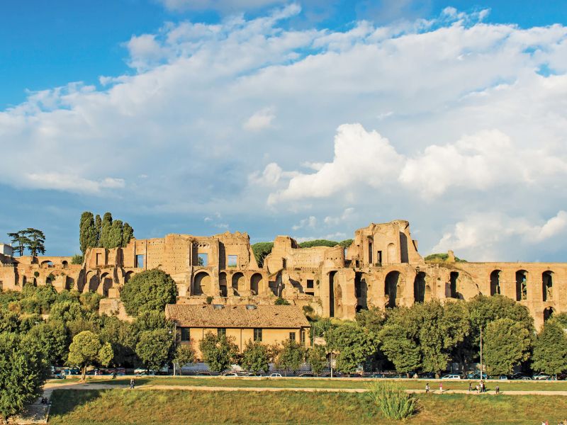 The seven hills that shaped Rome