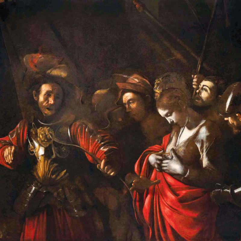 Caravaggio, Martirio di sant_Orsola, 1610, Archivio Patrimonio Artistico Intesa San Paolo.<br> Ph©Luciano Pedicini, Napoli 