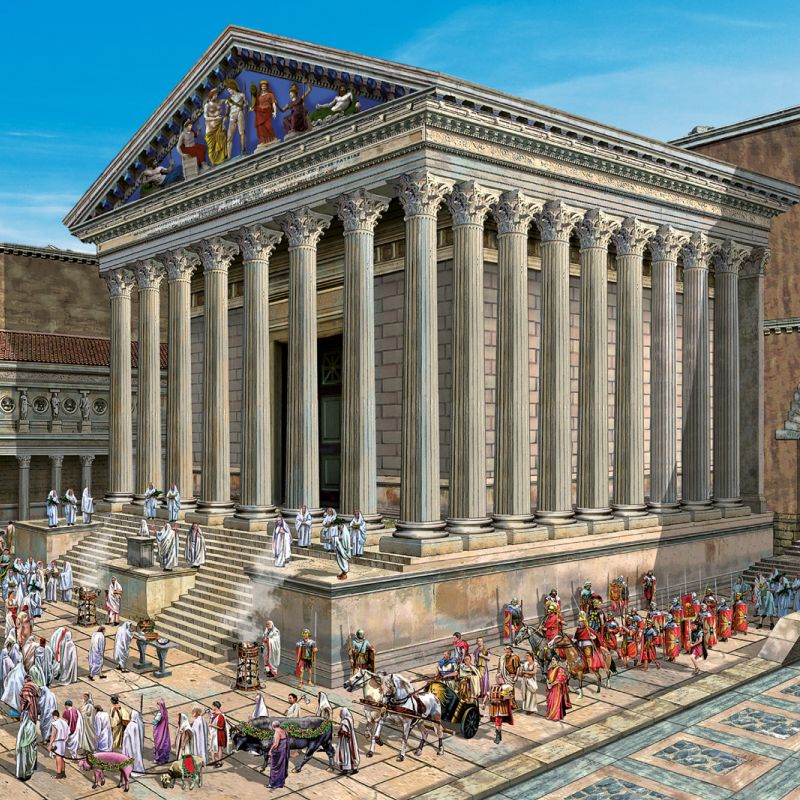 Celebrations at the Temple of Mars Ultor in Augustus’ Forum
